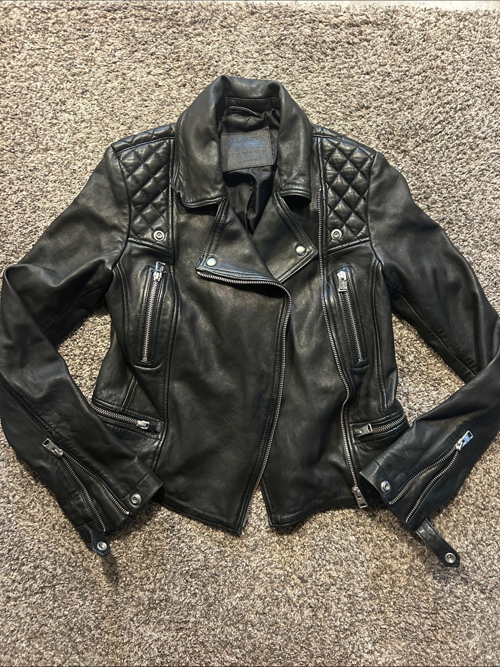 All Saints Real Leather Jacket